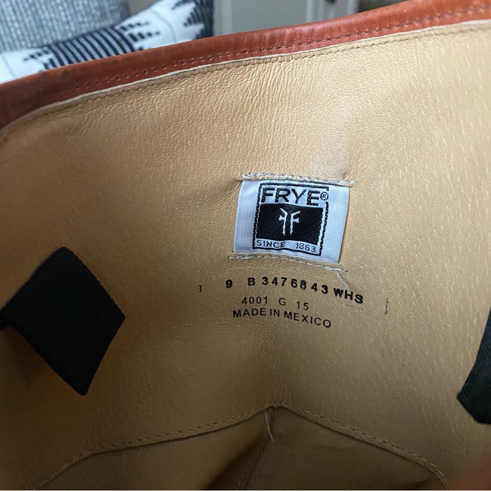 Frye Cognac Harness Tall Riding Boots - Picture 9 of 15